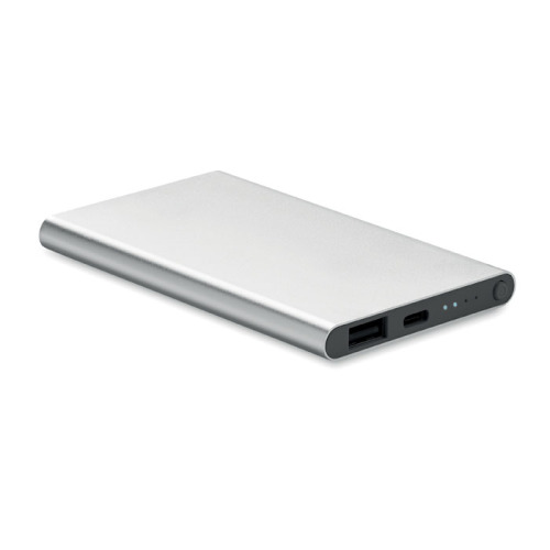 Power Bank 4000 mAh typ C Srebrny mat MO6825-16 