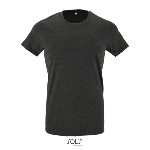 REGENT F Męski T-Shirt 150g Charcoal melange S00553-CE-M 