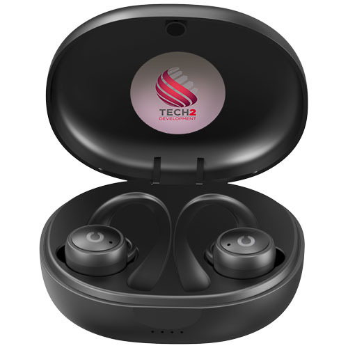 Sportowe słuchawki douszne Prixton TWS160S Bluetooth® 5.0 Czarny 2PA06790 (1)