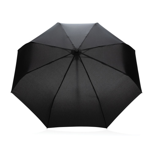 Bambusowy parasol automatyczny 21" Impact AWARE™ rPET Czarny P850.611 (1)