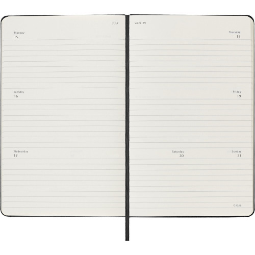 Kalendarz MOLESKINE Czarny VM396-03/2025 (4)