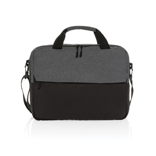 Torba na laptopa 15,6" AWARE™ Kazu, poliester z recyklingu szary P732.172 (1)