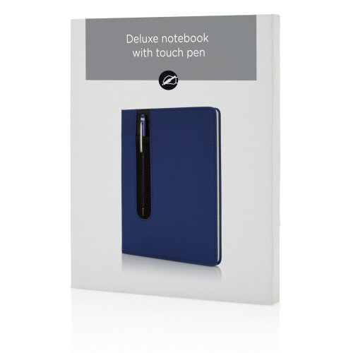 Notatnik A5 Deluxe, touch pen Niebieski P773.315 (3)