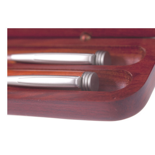 Zestaw piśmienniczy, długopis i ołówek mechaniczny drewno V1115-17 (7)