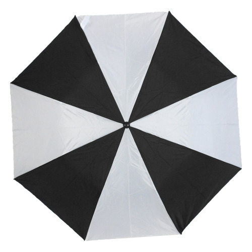 Parasol manualny, składany Czarno-biały V4215-88 (1)