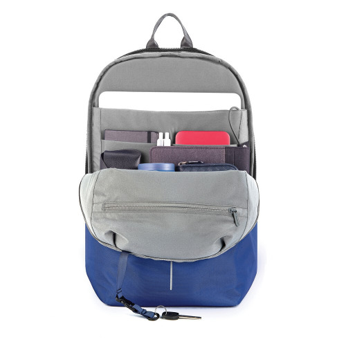 Bobby Soft plecak chroniący przed kieszonkowcami Navy P705.995 (6)