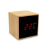 Bambusowy zegar na biurko z alarmem | Katherine drewno V0193-17 (1) thumbnail
