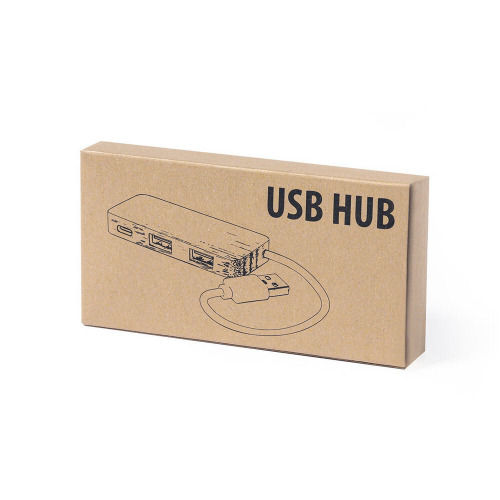 Bambusowy hub USB i USB-C Jasnobrązowy V0199-18 (8)