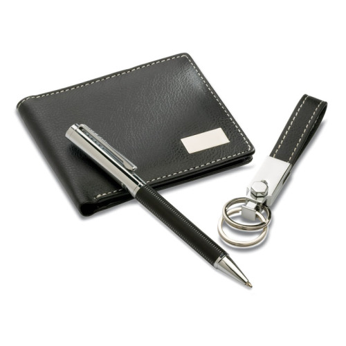 Portfel, długopis, breloczek czarny KC7109-03 (4)
