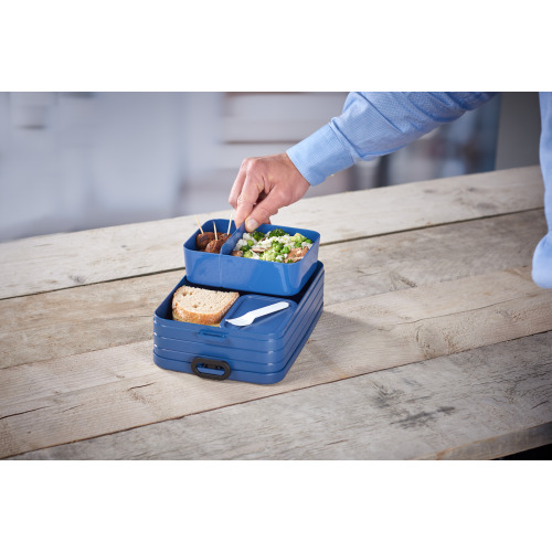 Lunchbox Take a Break Bento duży Nordic Denim 107635616800 Granatowy MPL107635616800 (2)