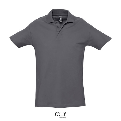 SPRINgII Męskie POLO 210g Mysi szary S11362-MU-XL 