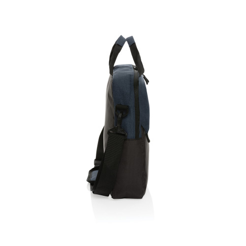 Torba na laptopa 15,6" AWARE™ Kazu, poliester z recyklingu niebieski P732.175 (3)