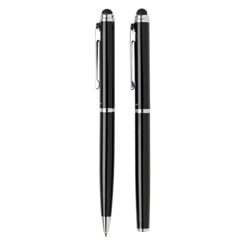 Zestaw piśmienniczy Swiss Peak, długopis i pióro kulkowe czarny P610.450 (2)