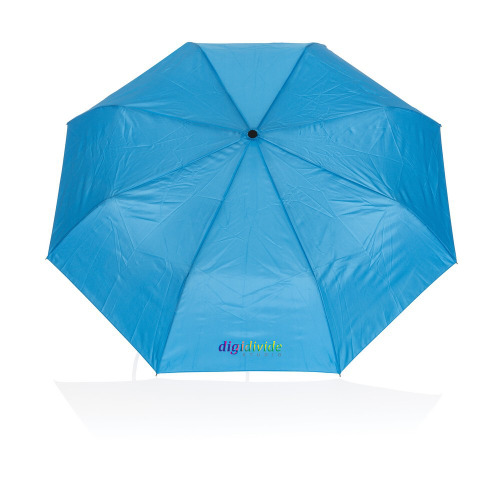 Mały parasol automatyczny 21" Impact AWARE™ RPET Niebieski P850.435 (7)