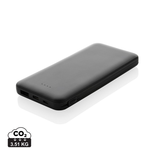 Power bank 10000 mAh Lockhart, zintegrowane kable Black P322.431 (12)