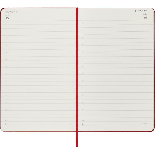 Kalendarz MOLESKINE Czerwony VM394-05/2025 (4)