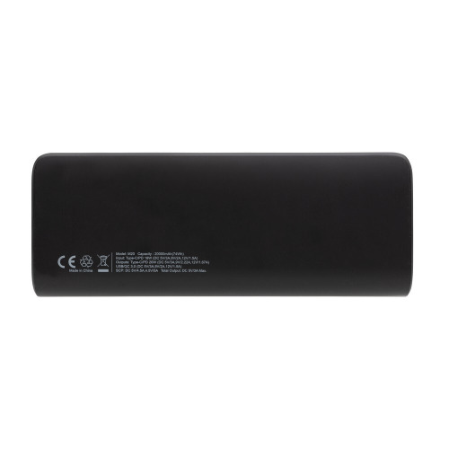 Szybki power bank 20000 mAh FlashCharge, RABS Czarny P322.481 (3)