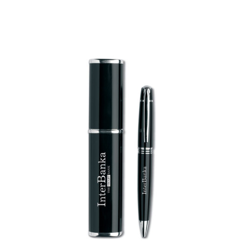 Długopis w aluminiowym pudełku czarny IT3177-03 (1)