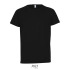 SPORTY Dziecięcy T-Shirt Czarny / Czarny opal S01166-BK-XL  thumbnail