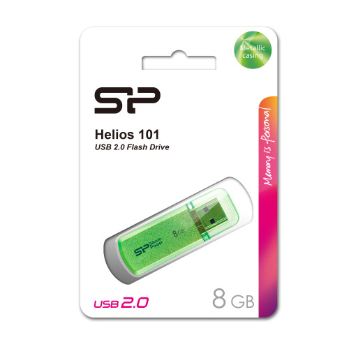 Pendrive Silicon Power Helios 101 2,0 Zielony EG 810209 8GB (2)