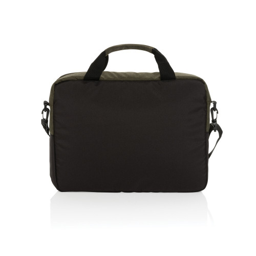 Torba na laptopa 15,6" AWARE™ Kazu, poliester z recyklingu zielony P732.177 (2)