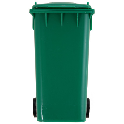 Pojemnik na przybory do pisania "kontener na śmieci" zielony V2565-06 (6)