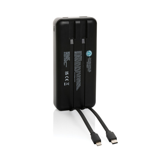 Power bank do laptopa 20000 mAh Gridley, RABS czarny P322.801 (1)