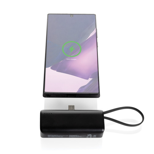 Power bank 3000 mAh Powerlink, wyjście USB typu C Czarny P322.4901 (1)