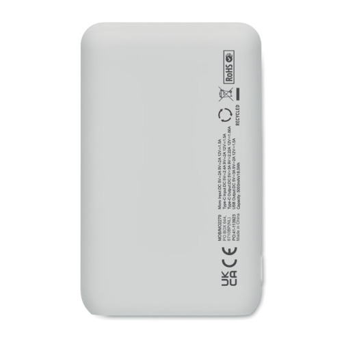 Power bank 5000 mAh Bialy MO2279-06 (2)