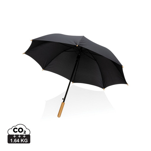 Bambusowy parasol automatyczny 23" Impact AWARE™ rPET Czarny P850.651 (5)