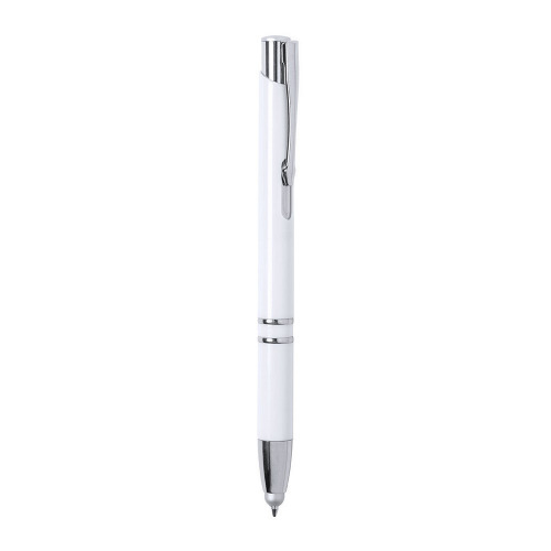 Długopis antybakteryjny, touch pen biały V1984-02 (14)