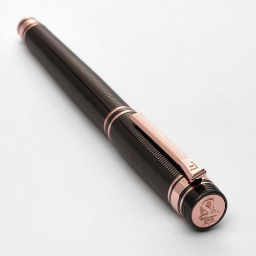 Wieczne pióro Bold Stripe Gun &amp; Rosegold Szary FSH4702D (3)