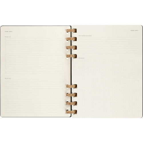 Spiralny kalendarz MOLESKINE Life Czarny VM490-03/2024 (17)