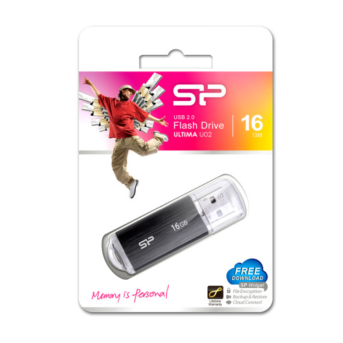 Pendrive Ultima U02 2.0 Silicon Power Czarny EG 813803 4GB (2)