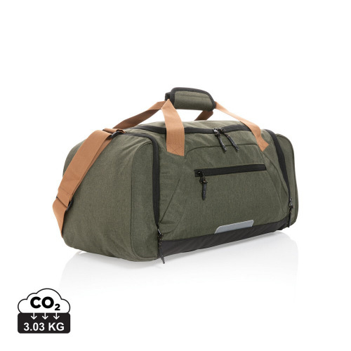 Torba sportowa, podróżna Impact AWARE™ rPET Urban Zielony P707.097 (9)