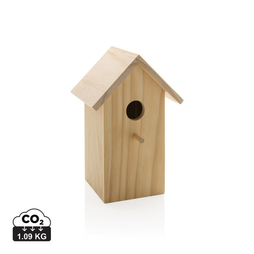 Drewniany domek dla ptaków brązowy P416.749 (12)