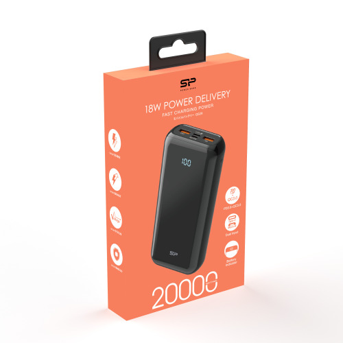 Power bank Silicon Power QS28 20000 mAh Czarny EG831903 (4)