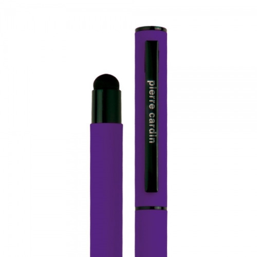 Zestaw piśmienny touch pen, soft touch CELEBRATION Pierre Cardin Fioletowy B0401004IP312 (2)