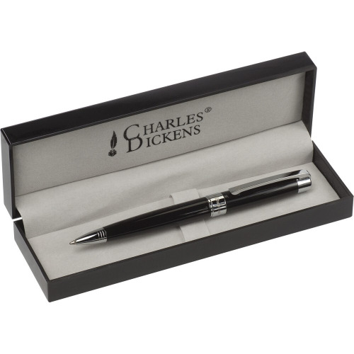 Długopis Charles Dickens® w pudełku czarny V1416-03 (8)