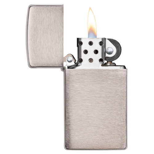 Zapalniczka Zippo Slim Szczotkowany chrom ZIP60001178 (1)