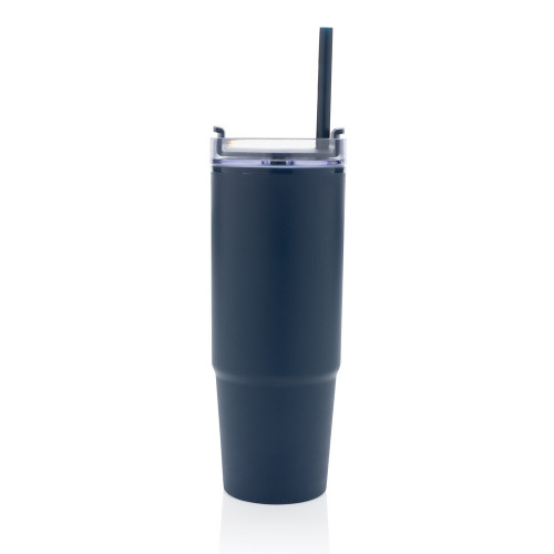 Kubek podróżny 900 ml Tana, plastik z recyklingu granatowy P437.100 (2)