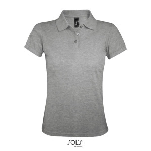 PRIME Damskie POLO 200g Grey melange