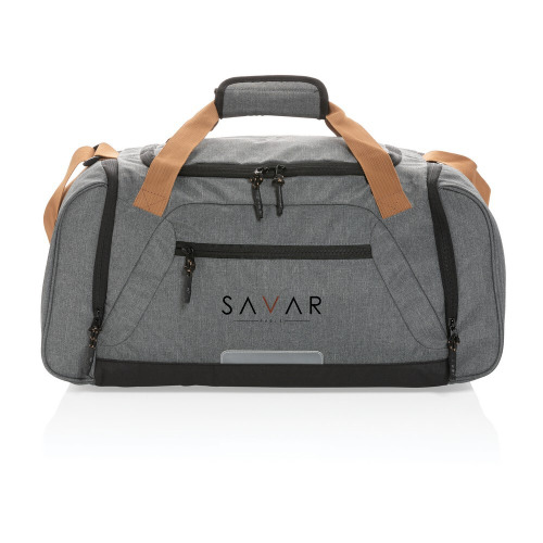 Torba sportowa, podróżna Impact AWARE™ rPET Urban Szary P707.092 (7)