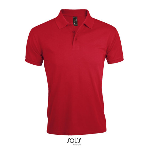 PRIME Męskie polo 200g Czerwony S00571-RD-3XL 