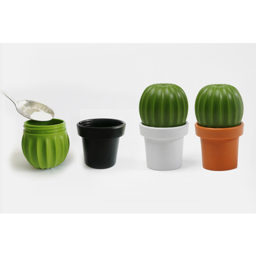 Młynek do soli lub pieprzu Tasty Cactus Czarny QL10252-BK-GN (1)