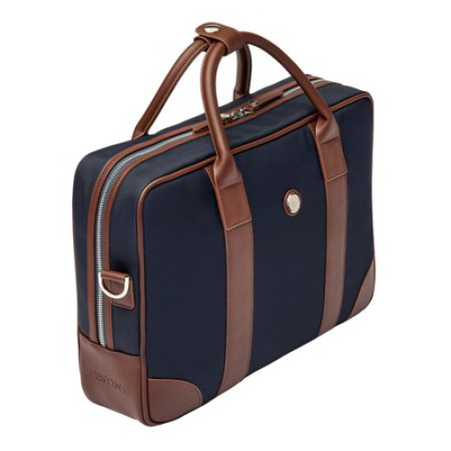 Teczka na dokumenty Button Navy &amp; Brown Granatowy FTD426N (4)