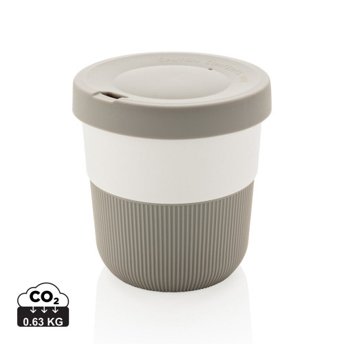 Kubek podróżny 250 ml Coffee to go z PLA Szary P432.892 (8)