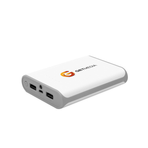 Power bank 8000 mAh | Lesley Biały V3780-02 (11)