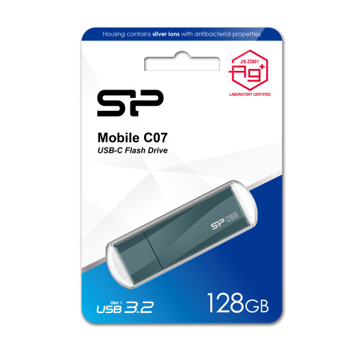 PENDRIVE SILICON POWER MOBILE - C07 3,2 128GB Niebieski EG833204 128GB (3)