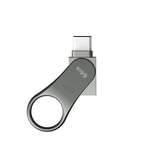 Pendrive z wejściem USB typu C Silicon Power Mobile C80 3,2 Szary EG 815007 64GB (2)